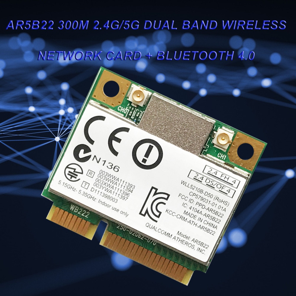   300Mbps Wifi AR5B22  802.11a/b/g/n  ..
